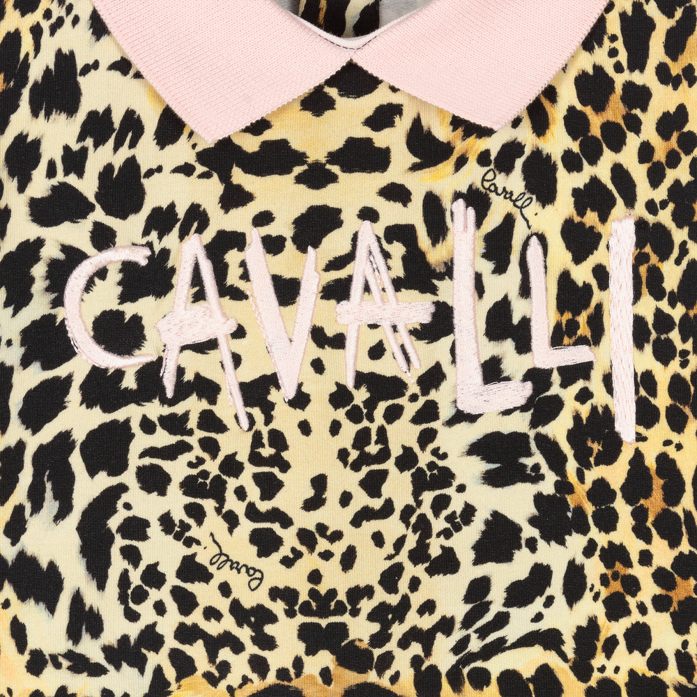Roberto Cavalli-Leopard Cotton Sweatshirt | Childrensalon Outlet