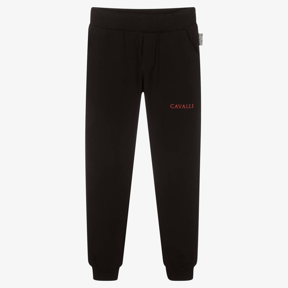 Roberto Cavalli - Teen Boys Black Fang Joggers | Childrensalon