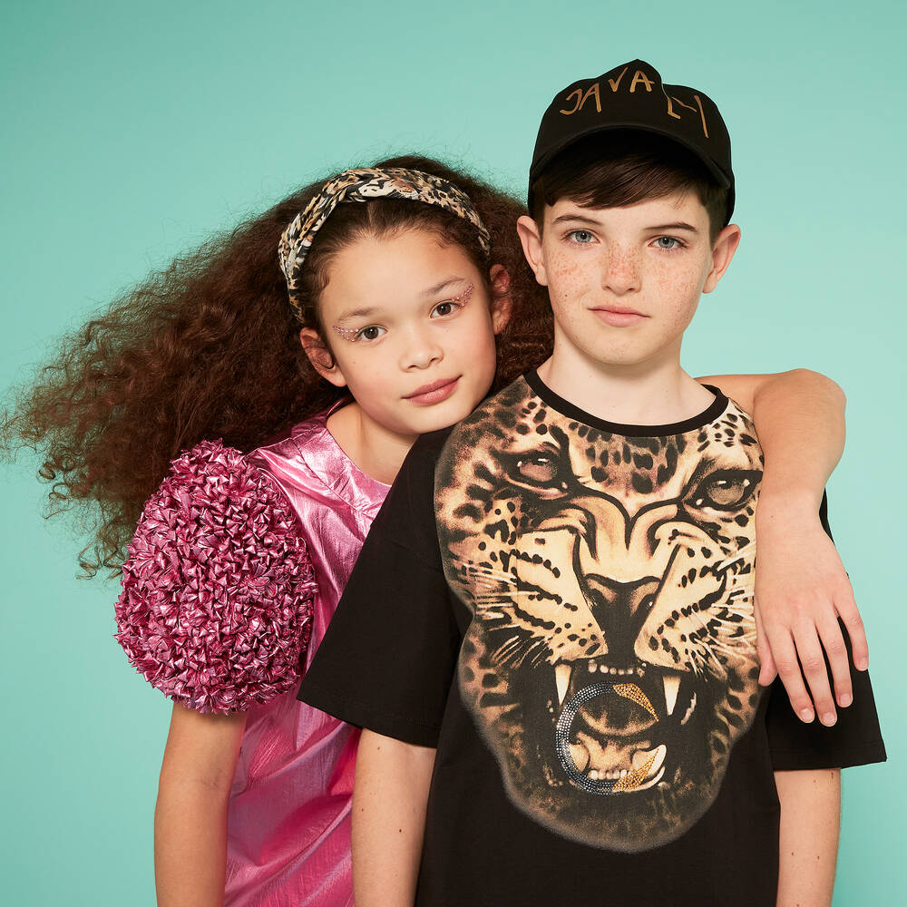 Roberto Cavalli-Teen Cotton Leopard T-Shirt | Childrensalon Outlet