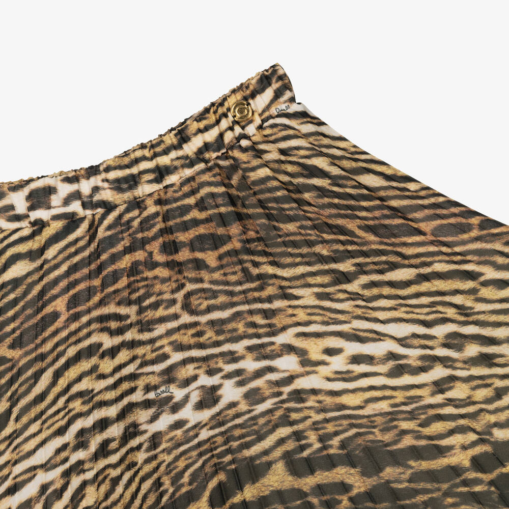 Roberto Cavalli-Teen Girls Ocelot Print Skirt | Childrensalon Outlet