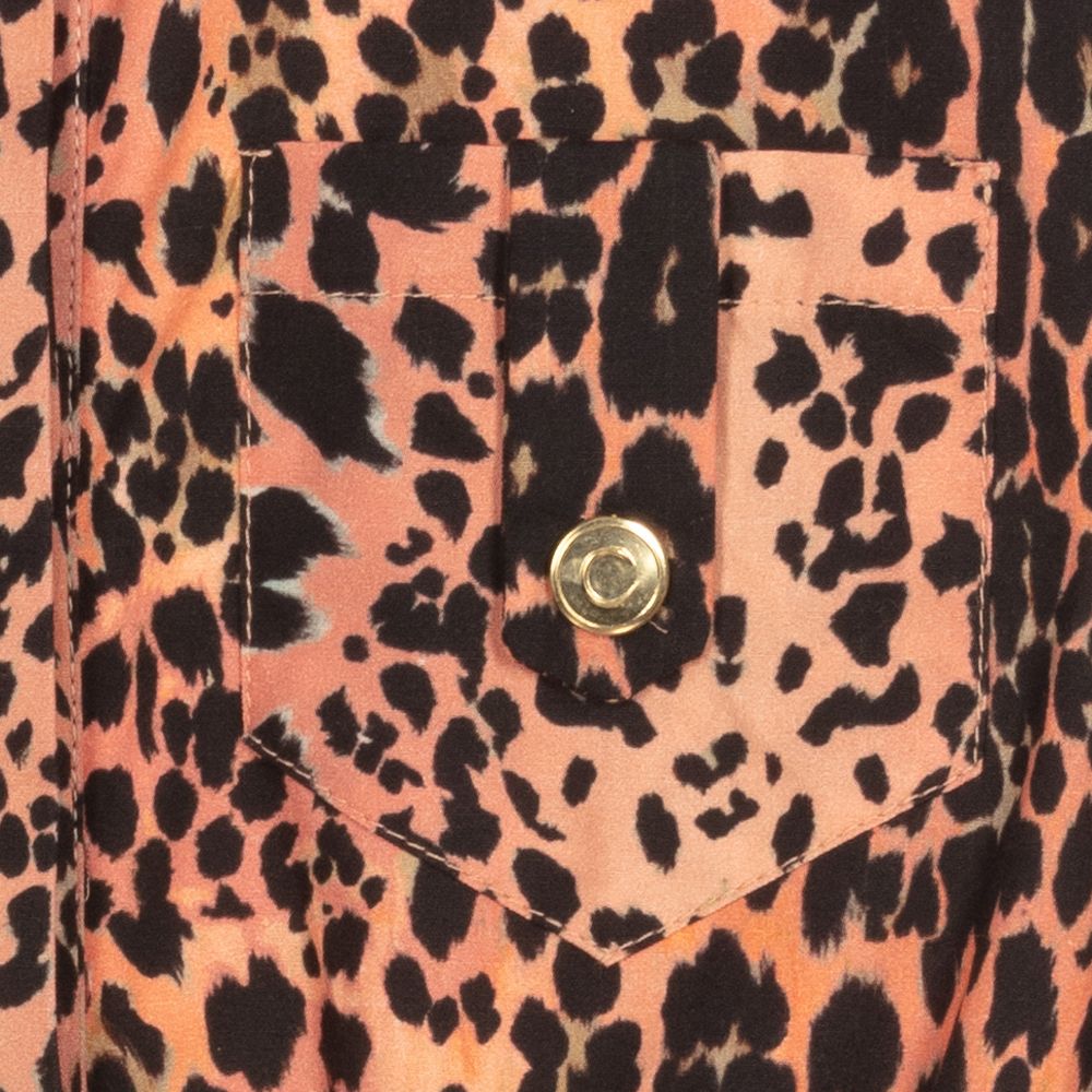 Roberto Cavalli-Teen Girls Pink Leopard Dress | Childrensalon Outlet
