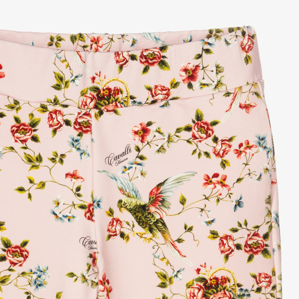 Roberto Cavalli-Розовые хлопковые джоггеры для подростков | Childrensalon Outlet