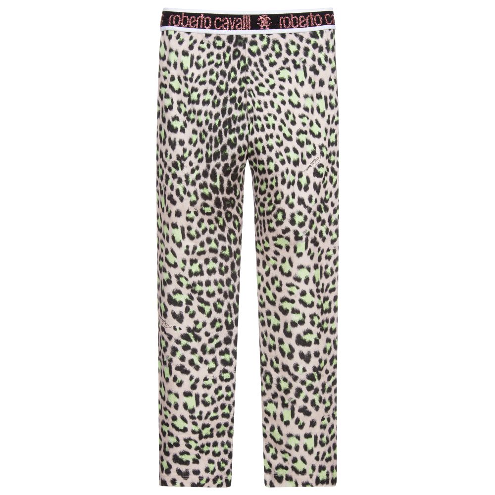 روبرتو كفالي -Teen Pink Leopard Leggings | Childrensalon Outlet