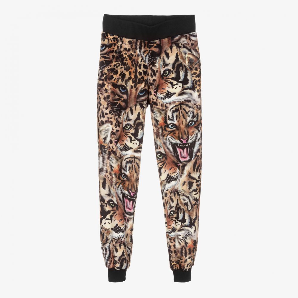 Roberto Cavalli - Jogging tigre en velours Ado | Childrensalon