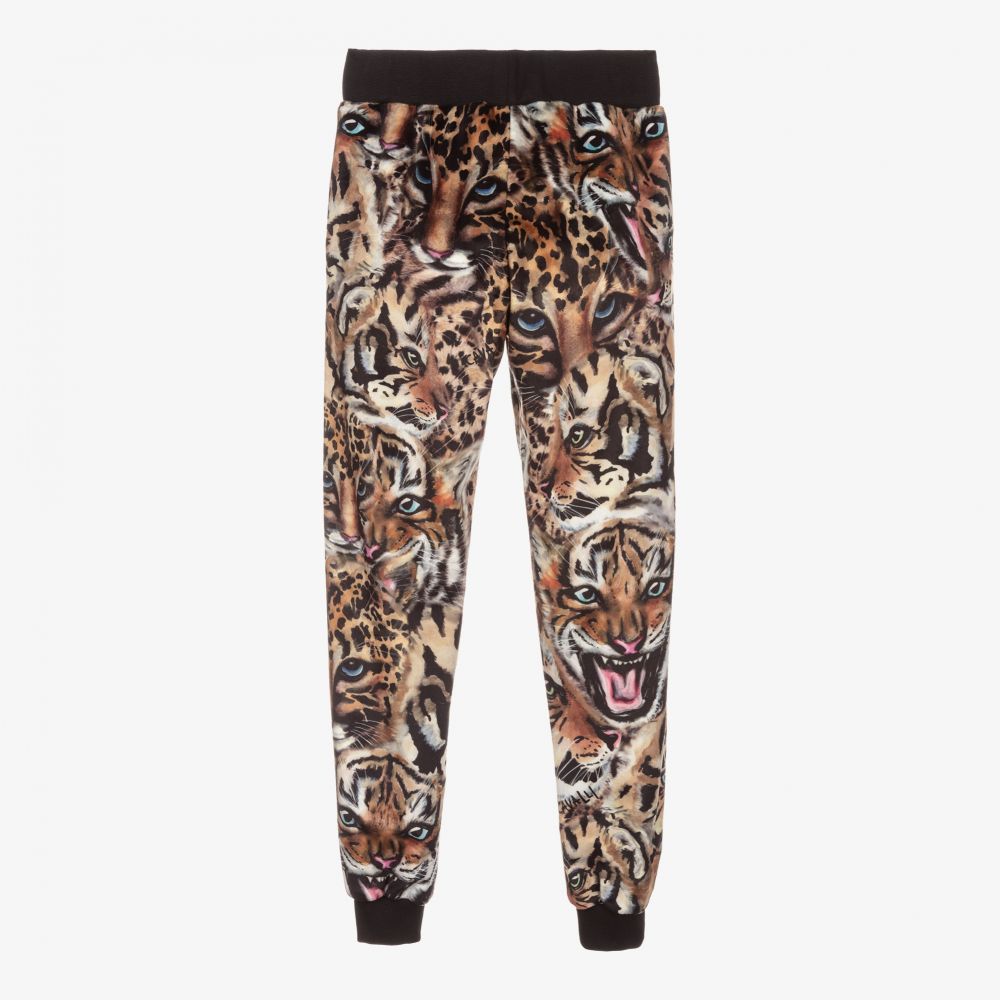 Roberto Cavalli-Teen Tiger Velour Joggers | Childrensalon Outlet