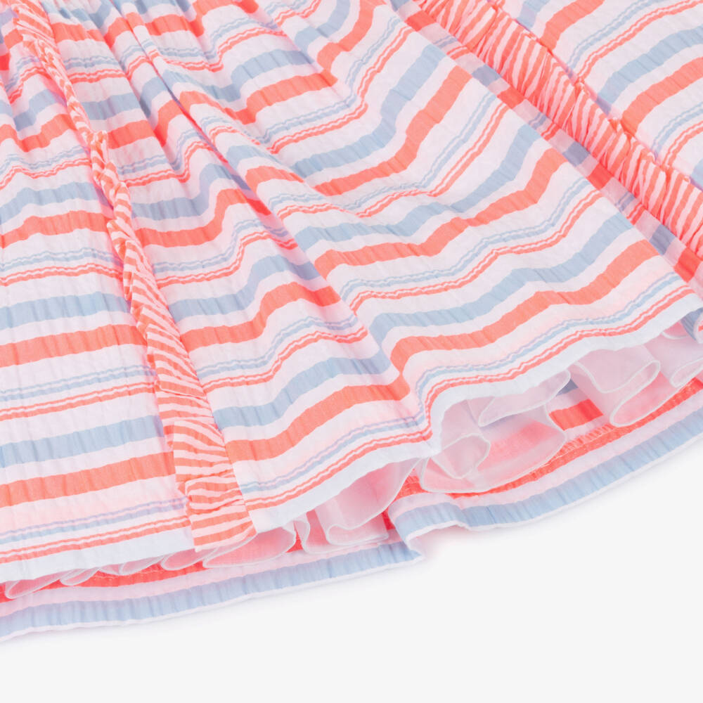 Rochy-Pink & Blue Neon Stripe Dress | Childrensalon Outlet