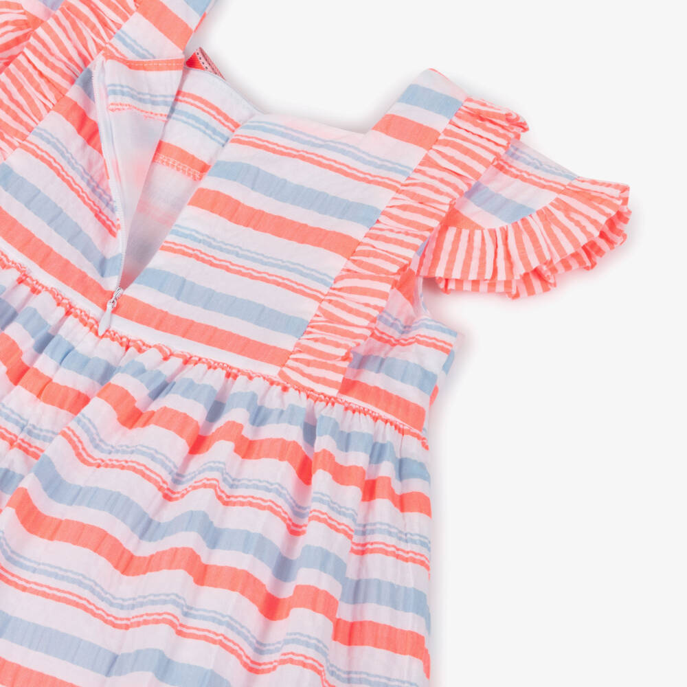 Rochy-Pink & Blue Neon Stripe Dress | Childrensalon Outlet