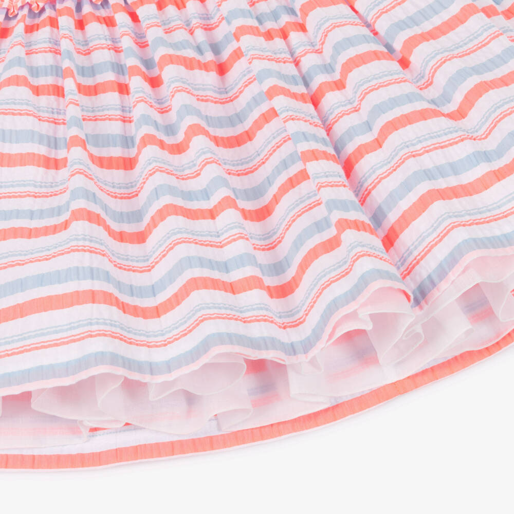 Rochy-Pink & Blue Neon Stripe Dress | Childrensalon Outlet