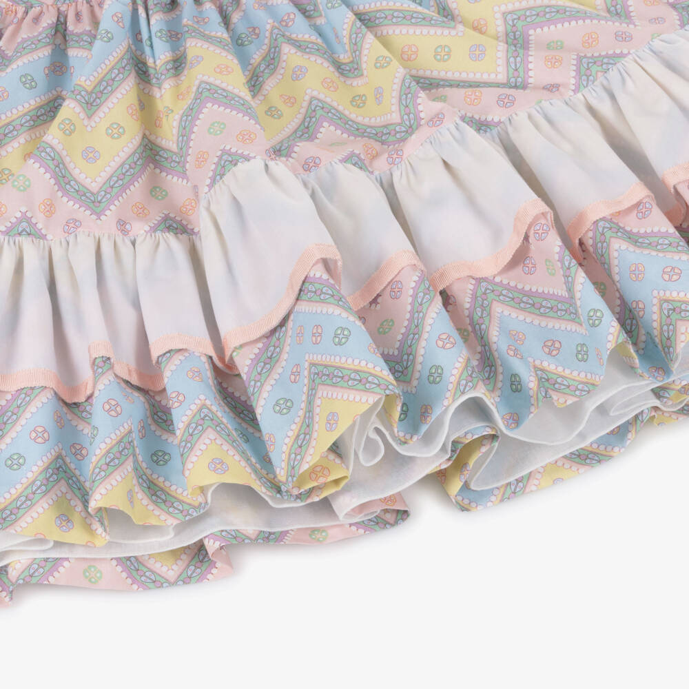 Rochy-Pink & Blue Zig Zag Baby Dress | Childrensalon Outlet