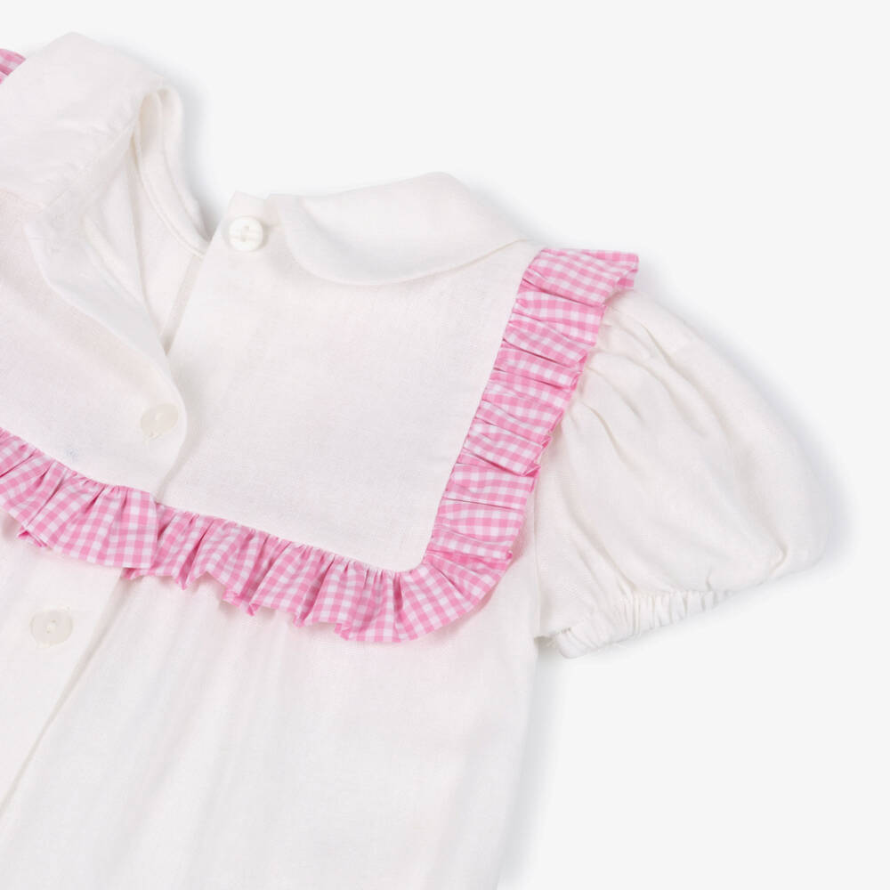 Rochy-Pink Cherries Shorts Set | Childrensalon Outlet