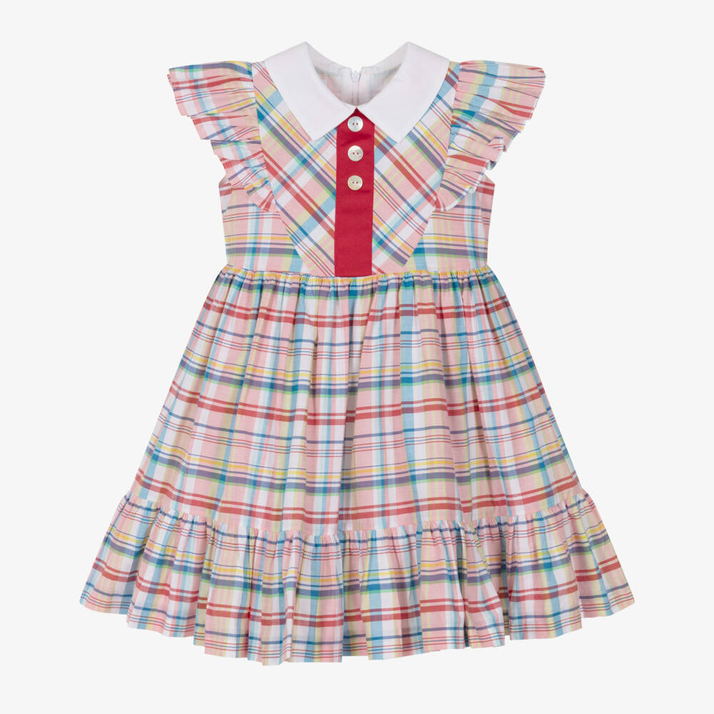 Rochy-Red Check Ss Dress | Childrensalon Outlet