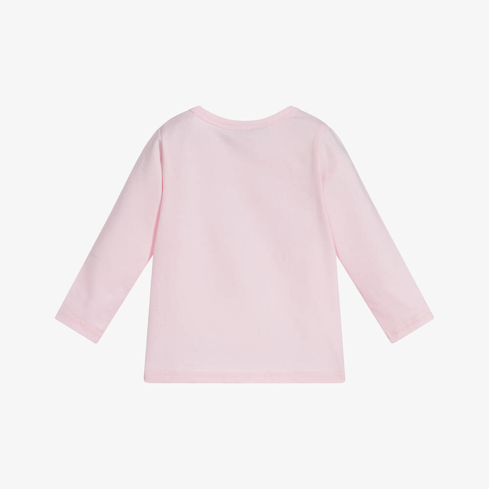 Rock Your Baby-Baby Girls Pink Cotton Top | Childrensalon Outlet