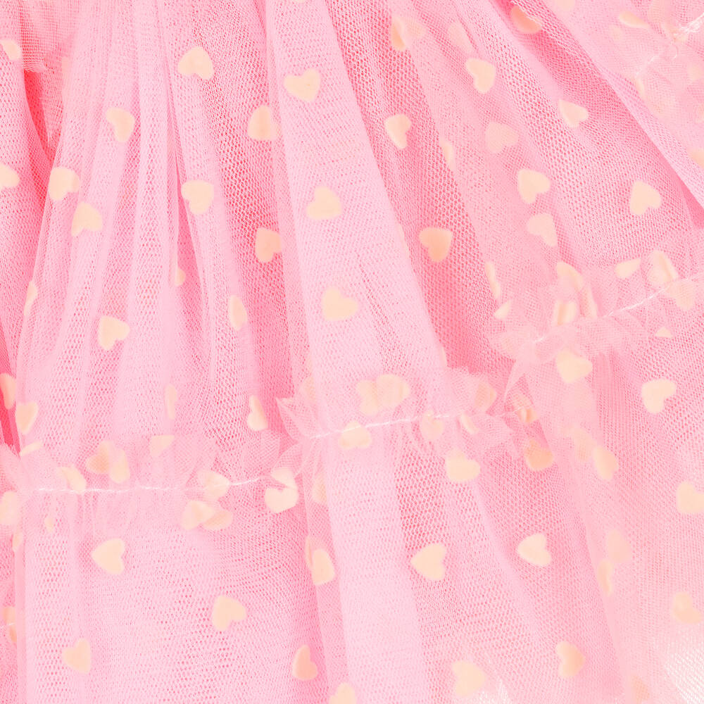 Rock Your Baby-Baby Girls Pink Heart Tulle Dress | Childrensalon Outlet