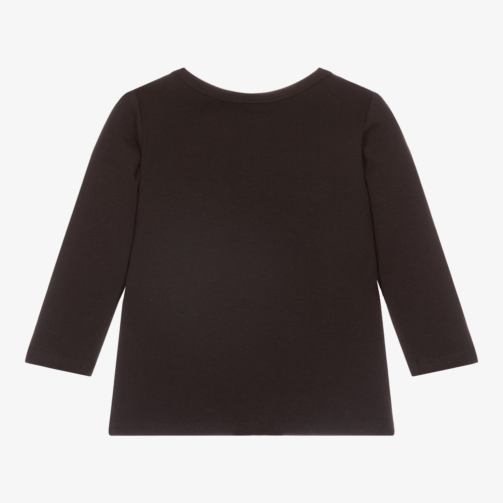 Rock Your Baby-توب قطن جيرسي لون أسود للمواليد | Childrensalon Outlet