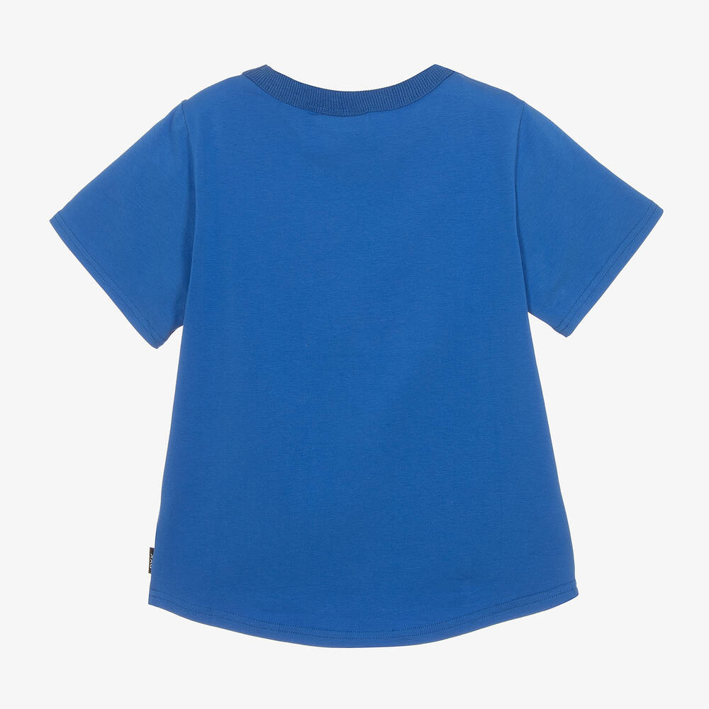 Rock Your Baby-Boys Blue Cotton Yacht T-Shirt | Childrensalon Outlet