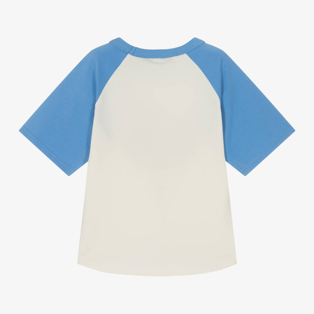Rock Your Baby-Boys Blue & Ivory Car Tee | Childrensalon Outlet