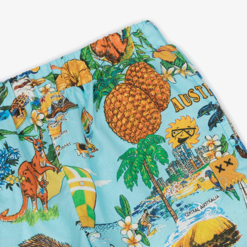 Rock Your Baby-Boys Cotton Print Shorts | Childrensalon Outlet