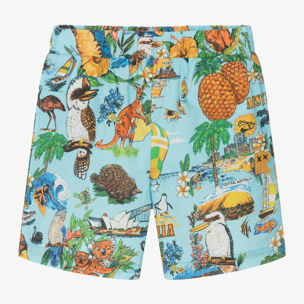 Rock Your Baby-Boys Cotton Print Shorts | Childrensalon Outlet