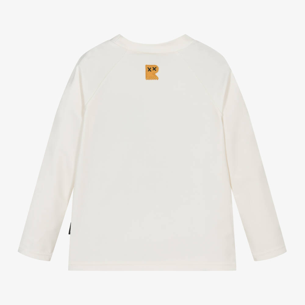 Rock Your Baby-Boys Cream Sun Guard Top | Childrensalon Outlet