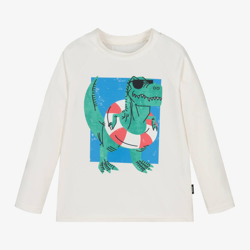 Rock Your Baby-Boys Cream Sun Guard Top | Childrensalon Outlet