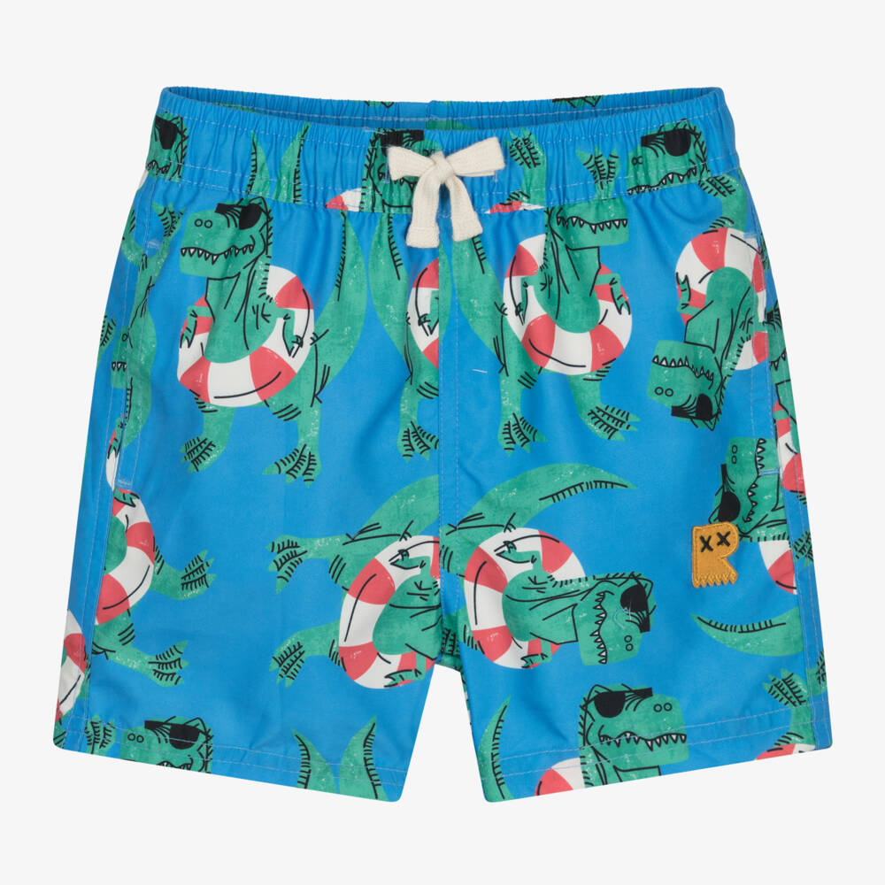 Rock Your Baby-Boys Dinosaur Print Swim Trunks | Childrensalon Outlet
