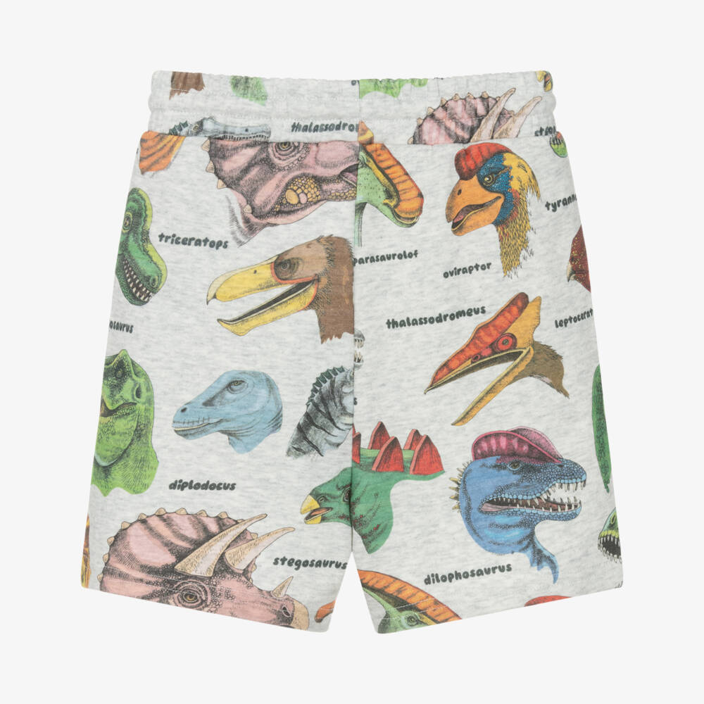Rock Your Baby-Boys Graphite Dino Print Shorts | Childrensalon Outlet