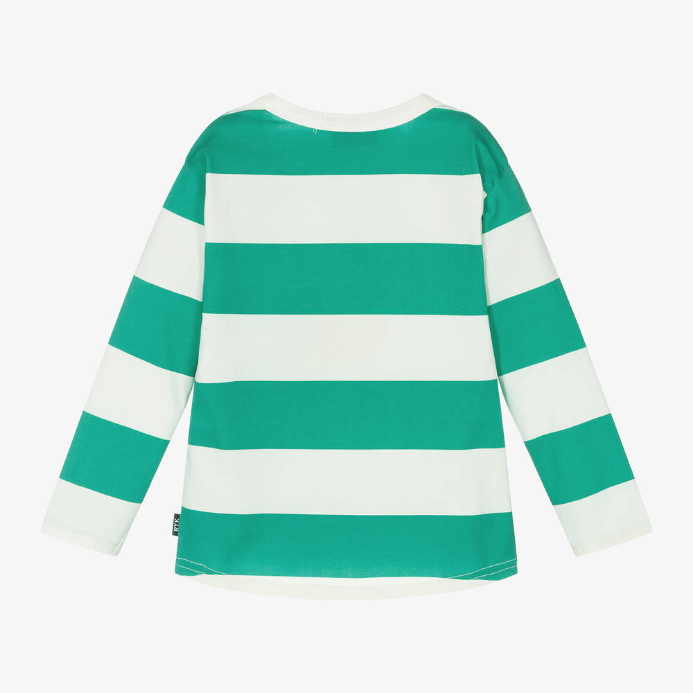 Rock Your Baby-Boys Green Cotton Dance At Every Chance Top | Childrensalon Outlet
