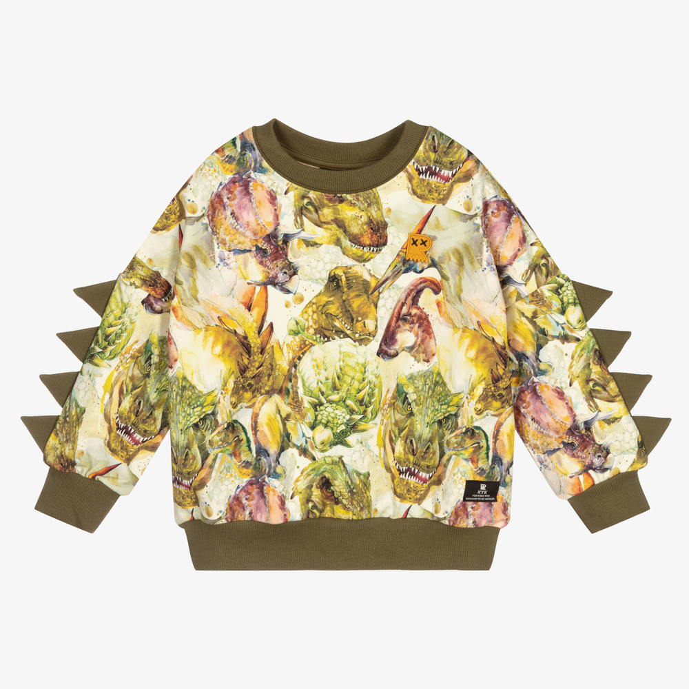 Rock Your Baby - Grünes Triassic Sweatshirt (J) | Childrensalon