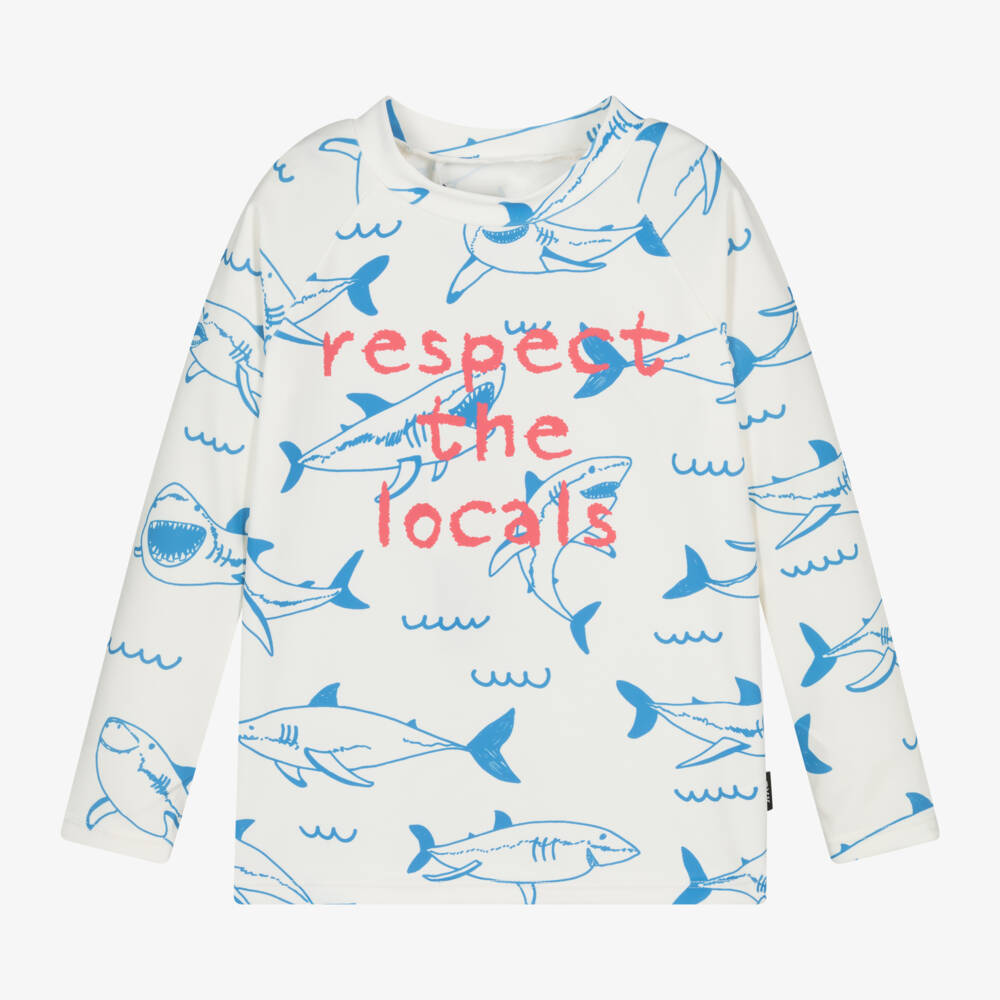 Rock Your Baby-Boys Ivory UPF50 Swim Shirt | Childrensalon Outlet