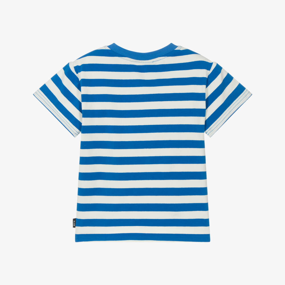 Rock Your Baby-Boys Stripey Cotton Canine Tee | Childrensalon Outlet
