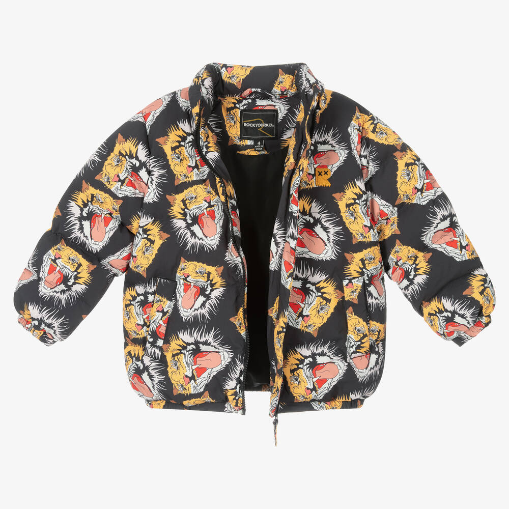 Rock Your Baby-Boys Tiger Padded Jacket | Childrensalon Outlet