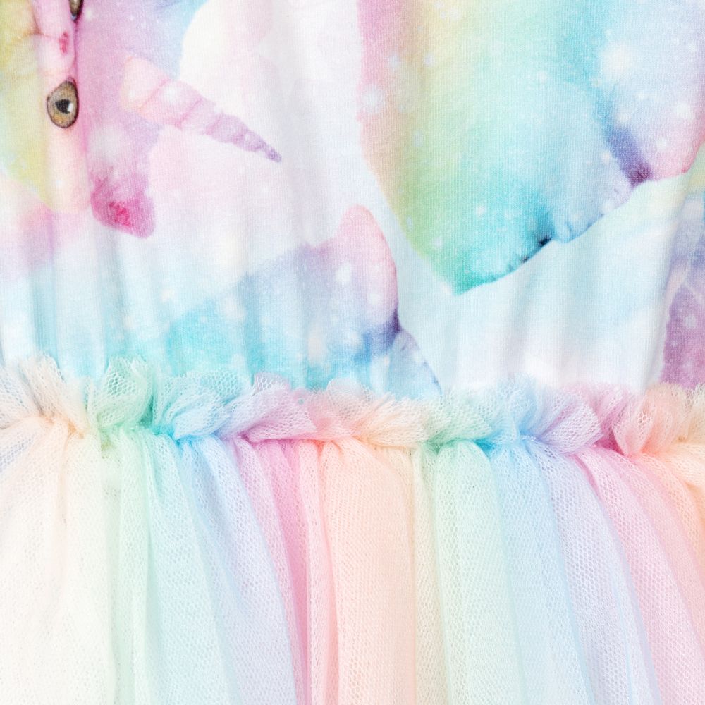 Rock Your Baby-Платье с принтом Cosmic Kitten для малышей | Childrensalon Outlet