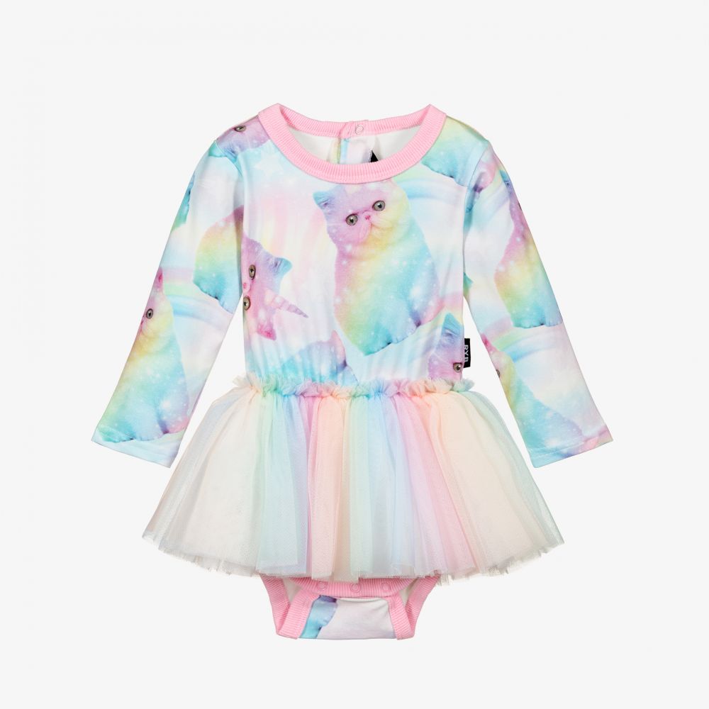Rock Your Baby - Cosmic Kitten Baby Dress | Childrensalon