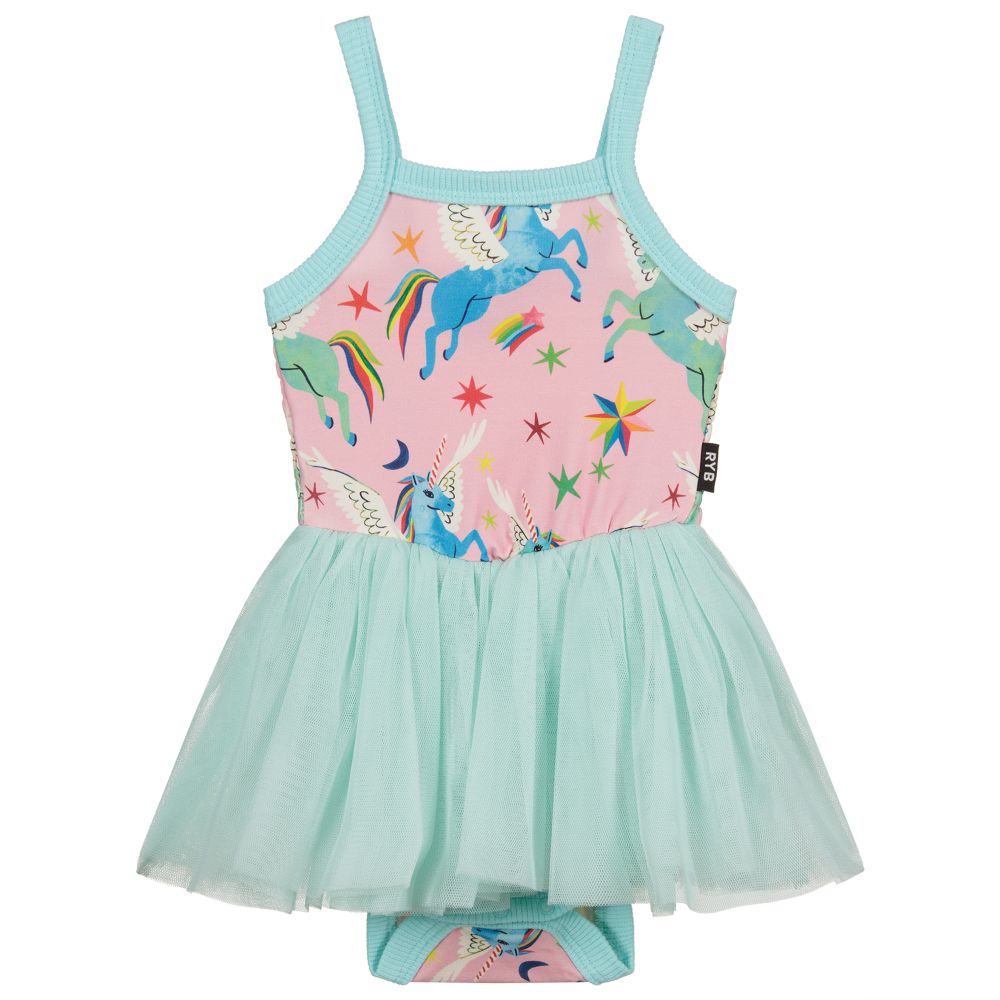 Rock Your Baby - Cotton & Tulle Pegasus Dress | Childrensalon