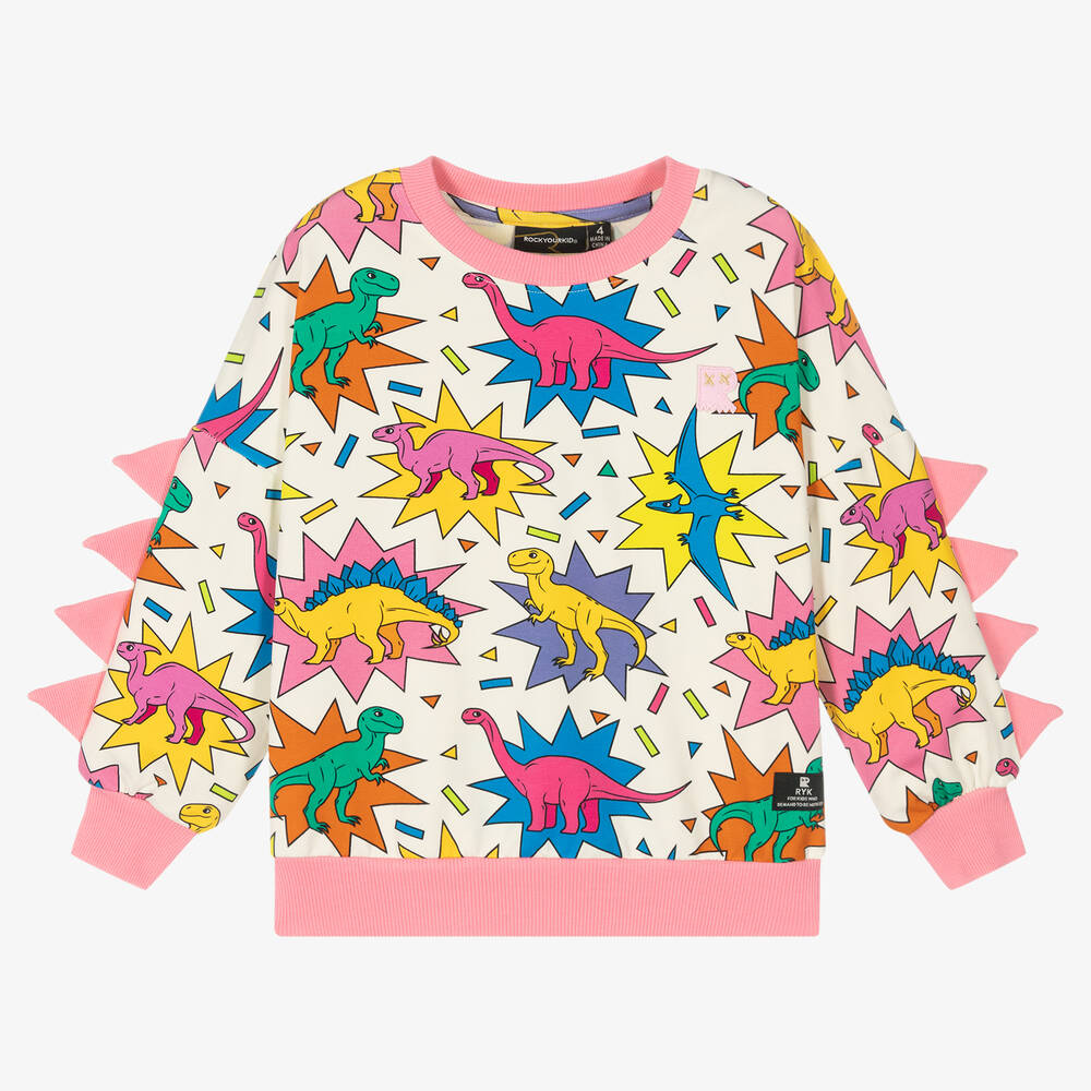 Rock Your Baby - Dino-Mite Cotton Sweatshirt | Childrensalon