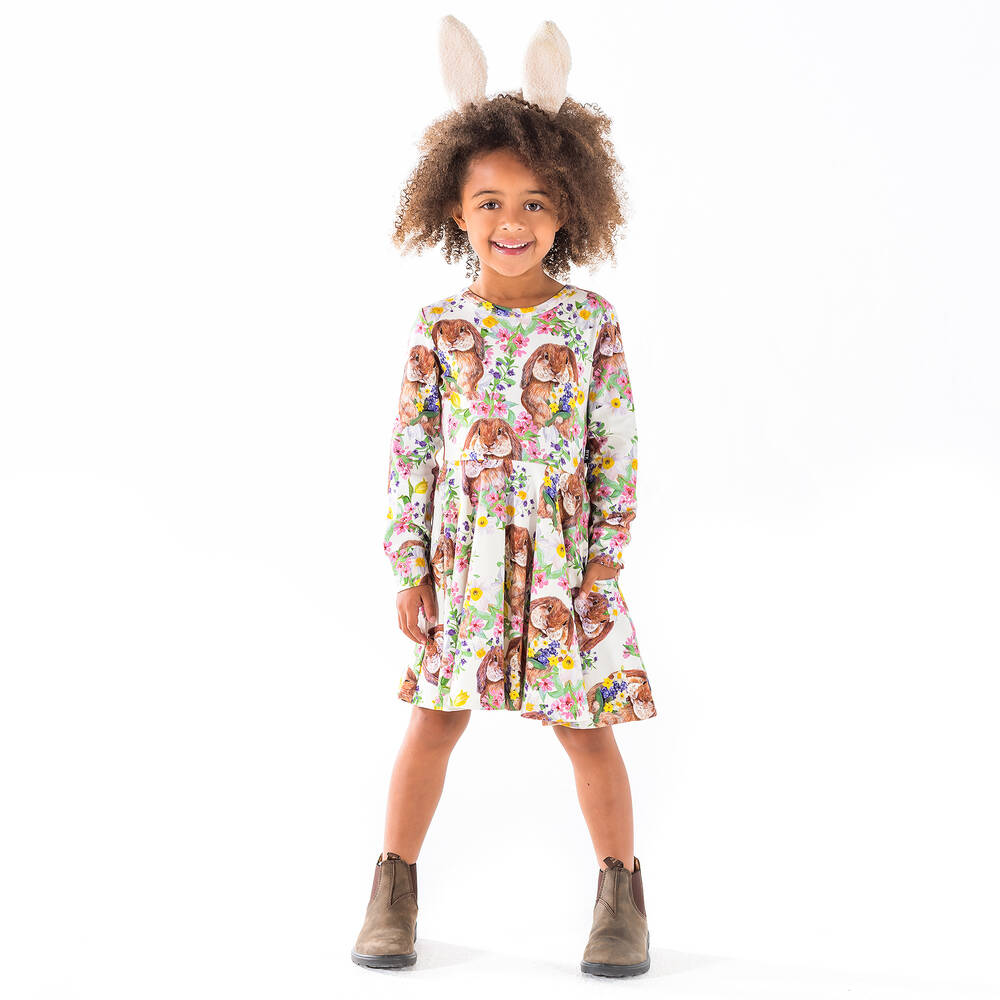 Rock Your Baby-Floral Bunny Dress | Childrensalon Outlet