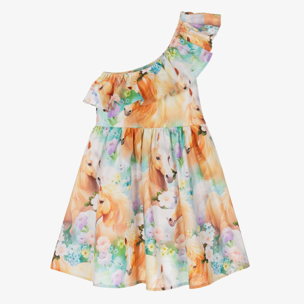 Rock Your Baby-فستان بكتف واحد لون أزرق | Childrensalon Outlet