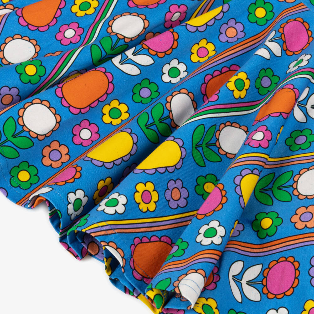 Rock Your Baby-Girls Azure & Floral Delight Dress | Childrensalon Outlet