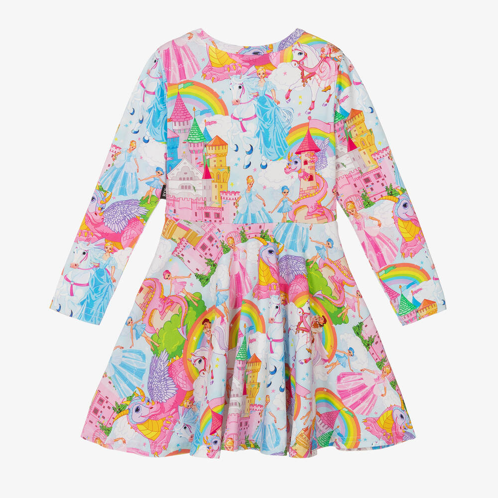 Rock Your Baby-Girls Blue Castles In The Air Dress | Childrensalon Outlet
