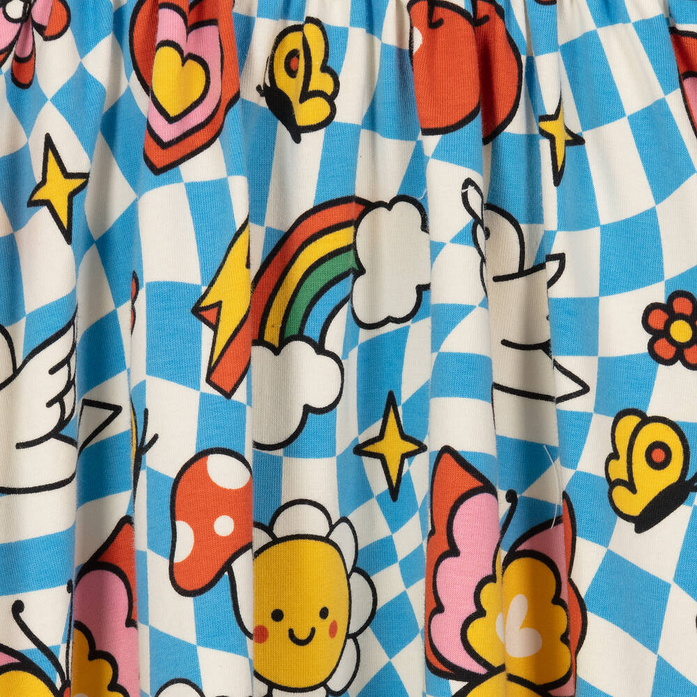 Rock Your Baby-Girls Blue Check Cotton Dress | Childrensalon Outlet