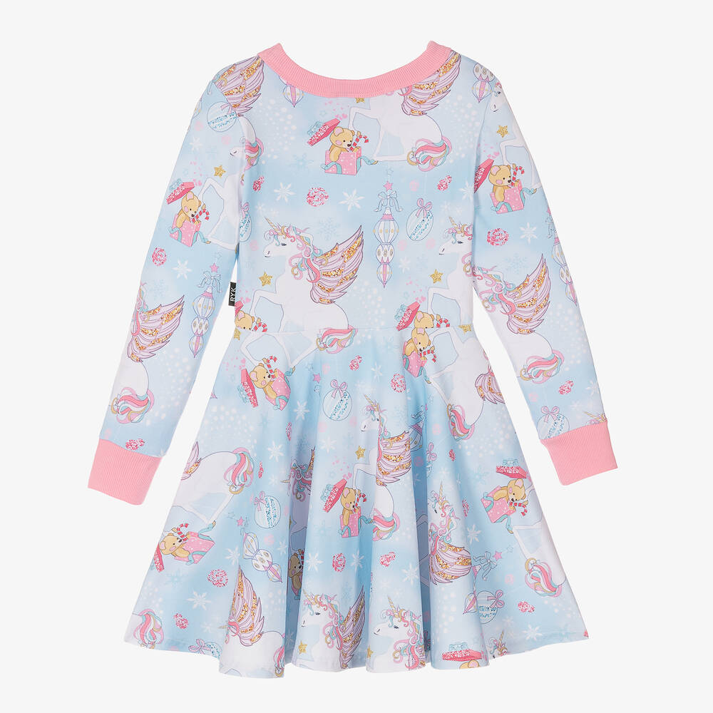 Rock Your Baby-Синее хлопковое платье для девочек | Childrensalon Outlet