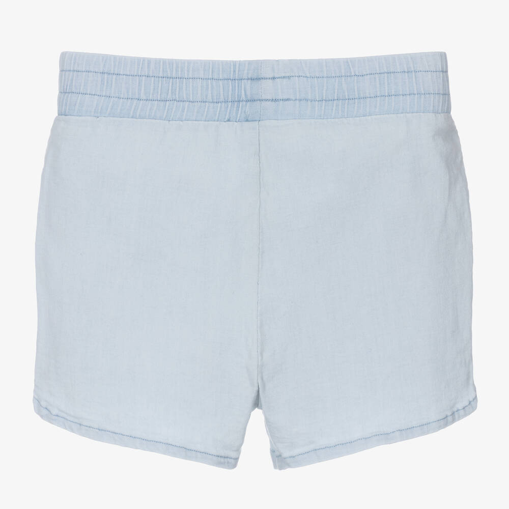 Rock Your Baby-Girls Blue Cotton Strawberry Shorts | Childrensalon Outlet