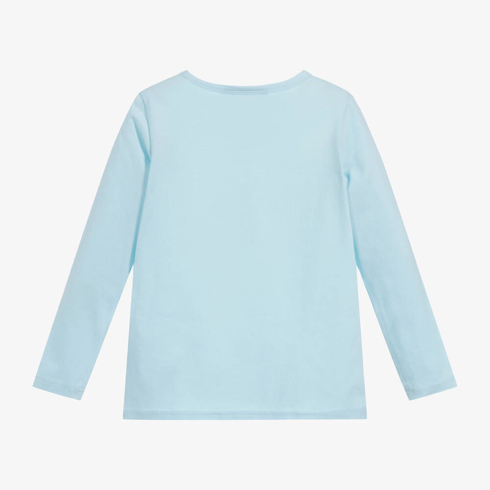 Rock Your Baby-Синий хлопковый топ для девочек | Childrensalon Outlet