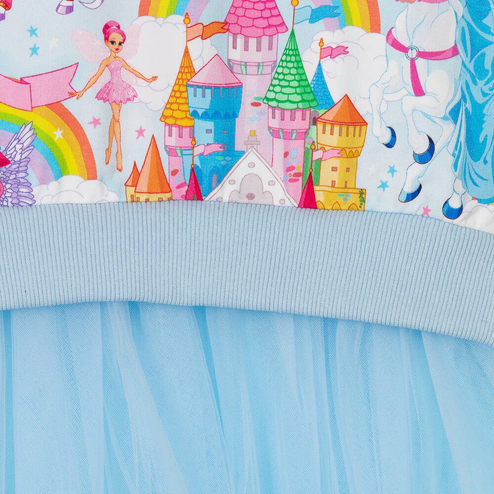 Rock Your Baby-Голубое платье из хлопка и тюля | Childrensalon Outlet