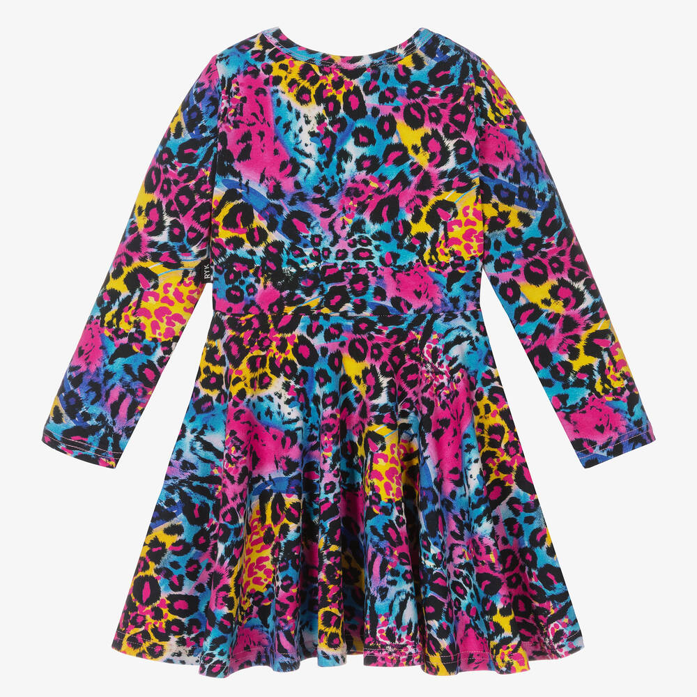 Rock Your Baby-Хлопковое платье с леопардовым принтом для девочек | Childrensalon Outlet