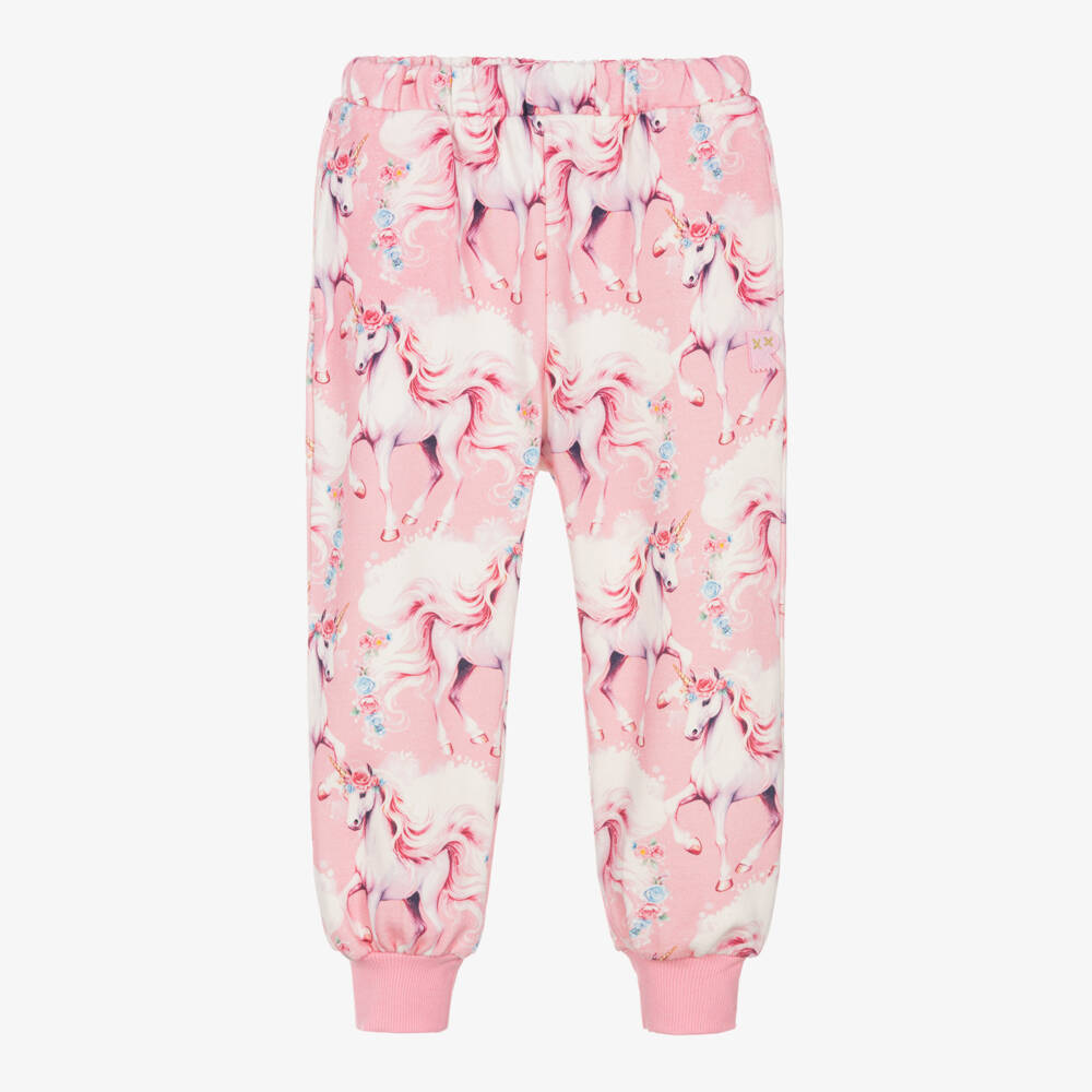 Rock Your Baby-Girls Cotton Unicorn Print Joggers | Childrensalon Outlet