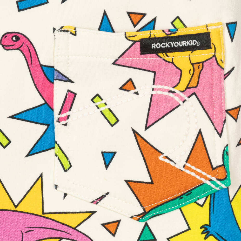 Rock Your Baby-Хлопковые джоггеры с динозаврами для девочек | Childrensalon Outlet