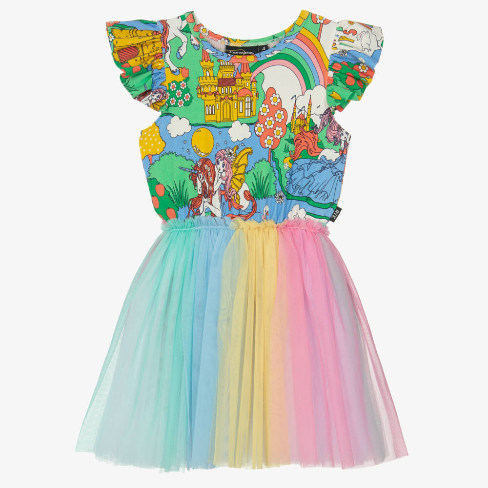 Rock Your Baby-Girls Enchanting Rainbow Tutu Dress | Childrensalon Outlet