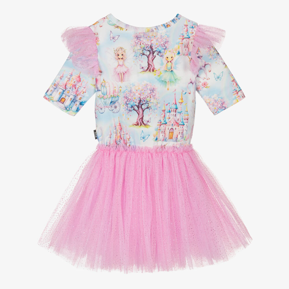 Rock Your Baby-Girls Fairyland Pink Tulle Dress | Childrensalon Outlet