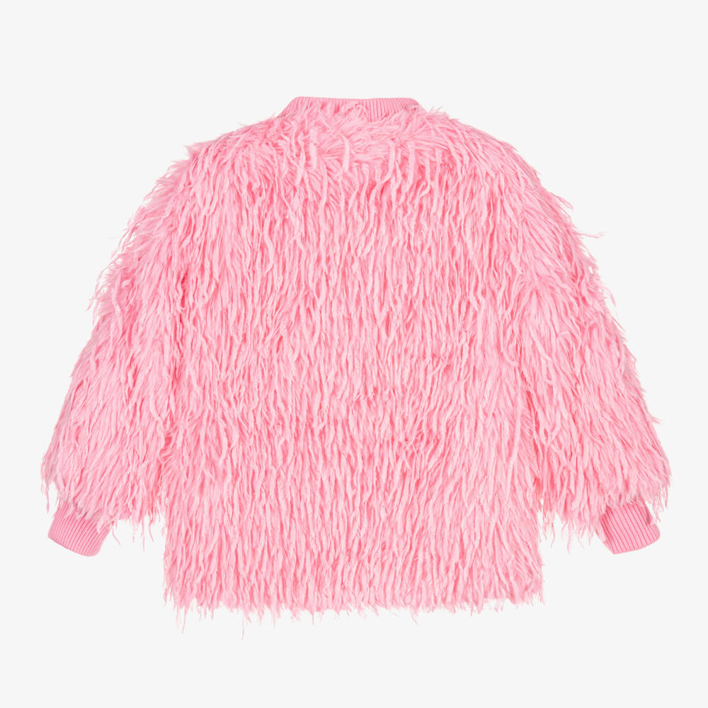 Rock Your Baby-Girls Faux Feather Pink Jacket | Childrensalon Outlet